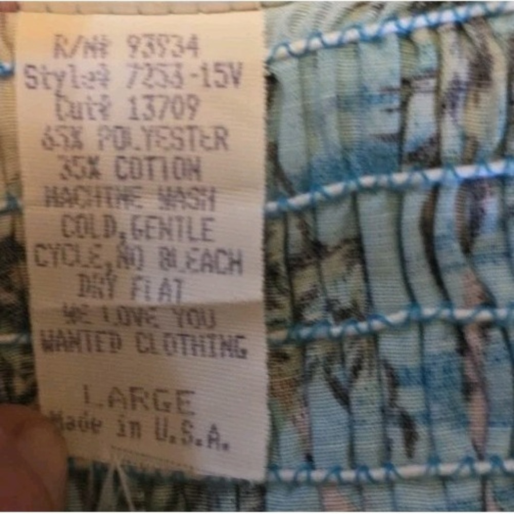 Wanted Y2K Dress Womens Hawaiian Summer Slip Sundress Vintage - Picture 5 of 7